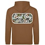 Local Boy Brushwood Retro Patch Hoodie Caramel Toffee