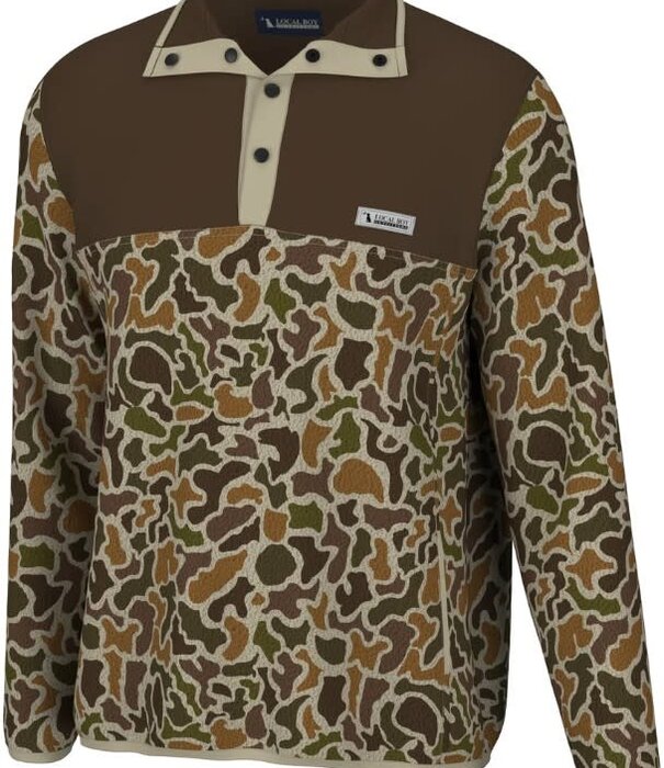Local Boy Outfitters Local Boy 1/4 Snap Pullover Localflage Vintage