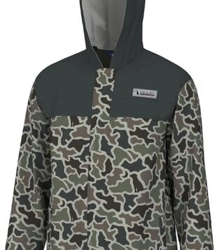 Local Boy Rain Jacket Dark Slate Dog & Moon