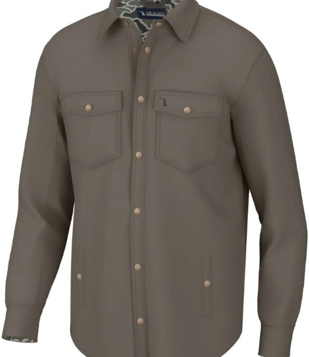 Local Boy Outfitters Local Boy Sportsman Shacket Mud Dog & Moon