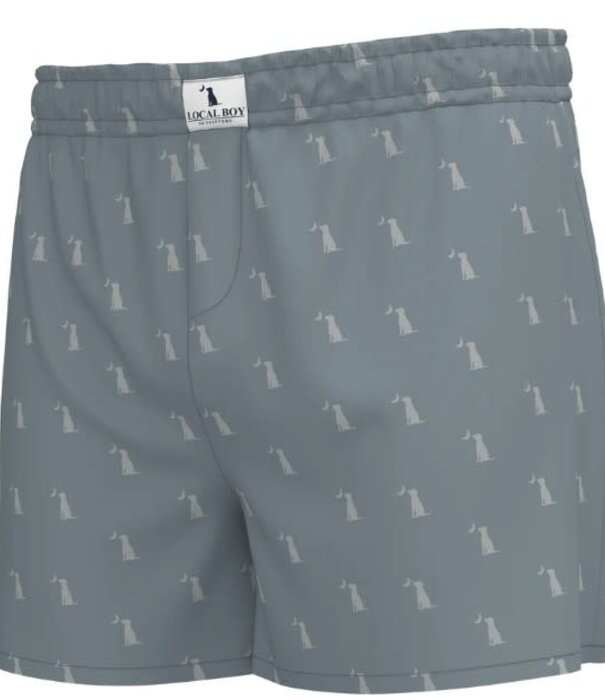 Local Boy Outfitters Local Boy Boxer Shorts Slate Dog & Moon