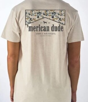 Camo Dude L/S Tee Mocha