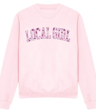 LG LCF Pink Arch Crew Baby Pink