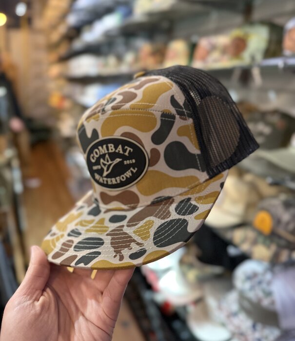 Combat Waterfowl Front Lines 7 Panel Hat | Patch |