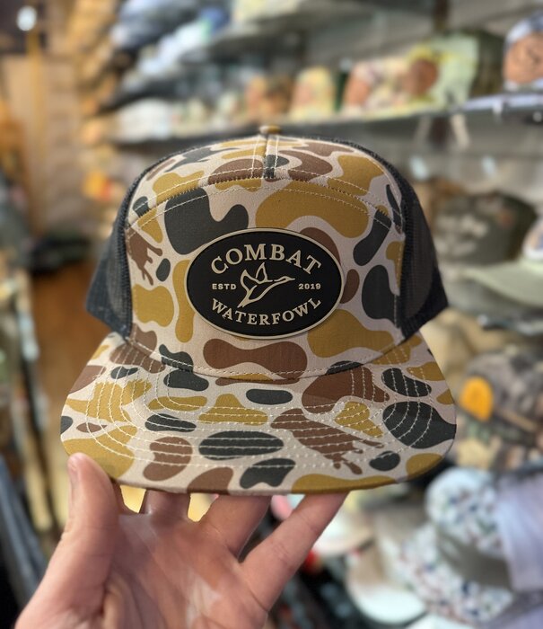Combat Waterfowl Front Lines 7 Panel Hat | Patch |