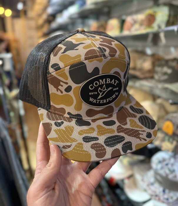 Combat Waterfowl Front Lines 7 Panel Hat | Patch |