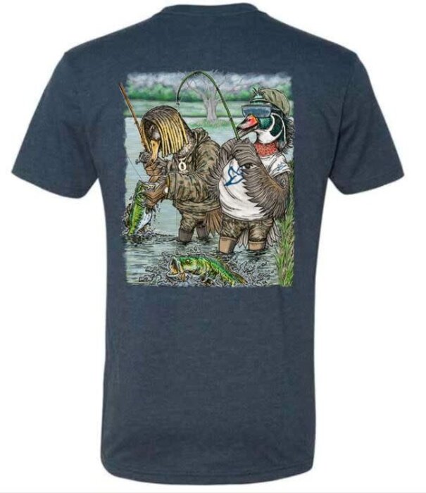 Combat Waterfowl Callen Lil Duck Midnight Navy Tee