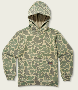 Marsh Wear Youth Fireside Hoodie Green Mallard Camo