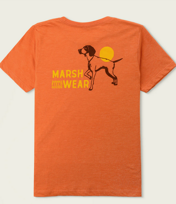 Marsh Wear Marsh Wear Youth Field Tee Papaya Heather