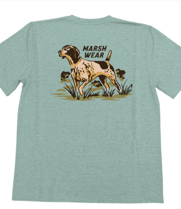 Marsh Wear Marsh Wear Youth Heritage Pointer Tee Agate Heather