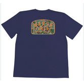 Marsh Wear Youth Alton Camo Tee Navy Heather