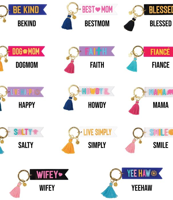 Simply Southern Simply Southern Acrylic Key Chain