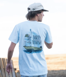 DM Skelly With Da Speaker Chambray Tee