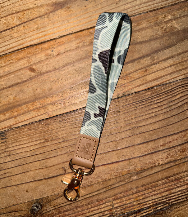 Papa's General Store PGS Smoke Green Camo Wrist Lanyard