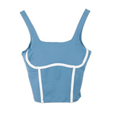 Simply Southern Sports Bra Seamed Dark Blue