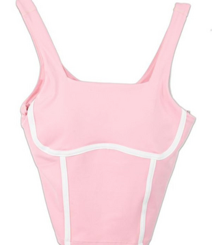 Simply Southern Sports Bra Seamed Orchid