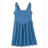 Simply Southern Dress Baby Blue Bow Denim