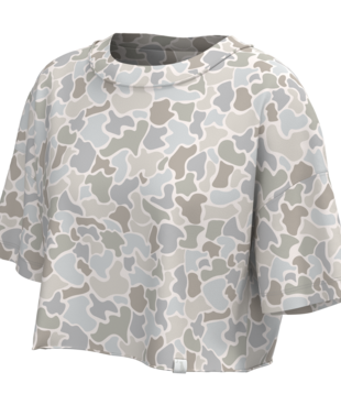 LG Boxy Crop FC Saltwater SS Tee