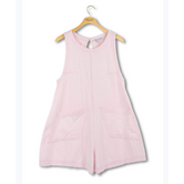 Simply Southern Washed Rose Pocket Romper