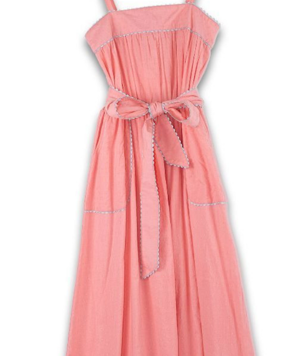 Simply Southern Simply Southern Ric Rac Coral Dress