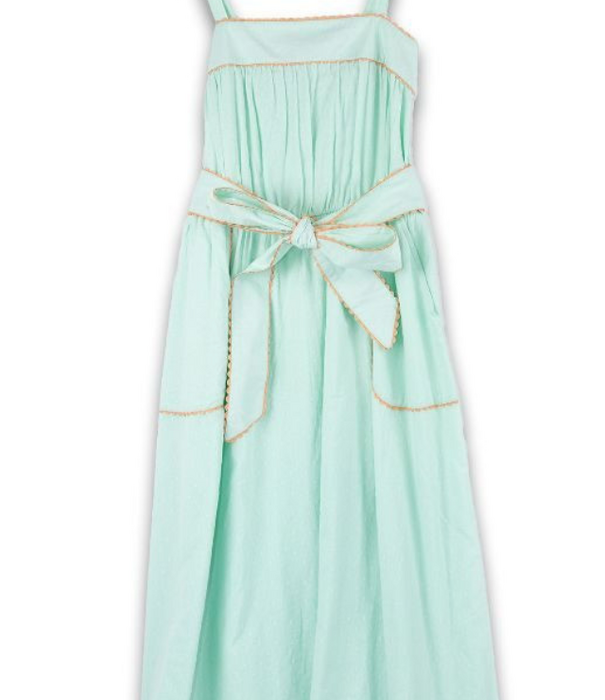 Simply Southern Simply Southern Ric Rac Mint Dress