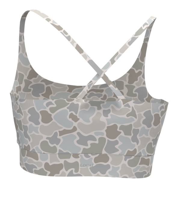 Local Girl Outfitters Local Girl Camo Sports Bra Top