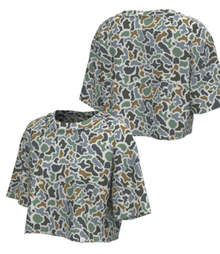 Youth LG Localflage Bluff Boxy Crop SS Tee