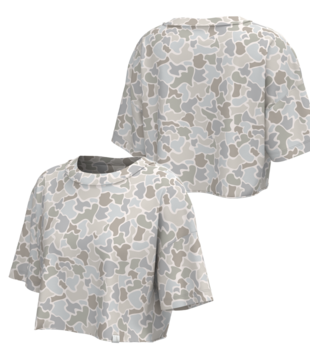 Youth LG FC Saltwater Boxy Crop SS Tee