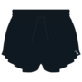 Youth LG Black Petal Shorts