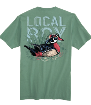 Toddler Wood Duck Light Green SS Tee