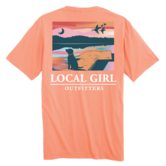 LG Youth Lab on Dock Neon Cantaloupe SS Tee