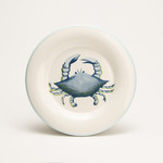 7.5" Round Plate - Blue Crab