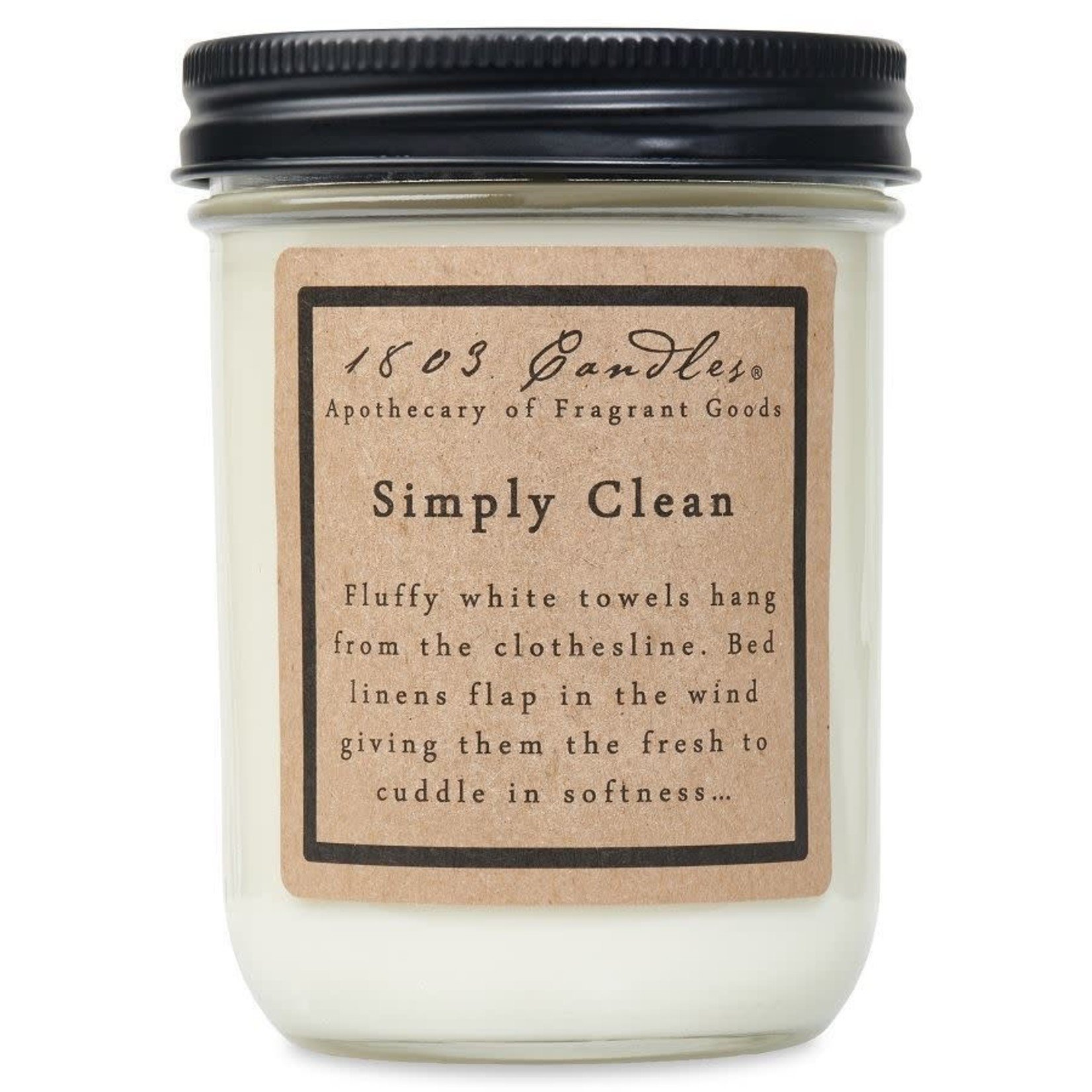 Soy Candle Simply Clean 14oz