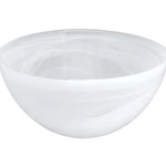 White Alabaster Individual Bowl