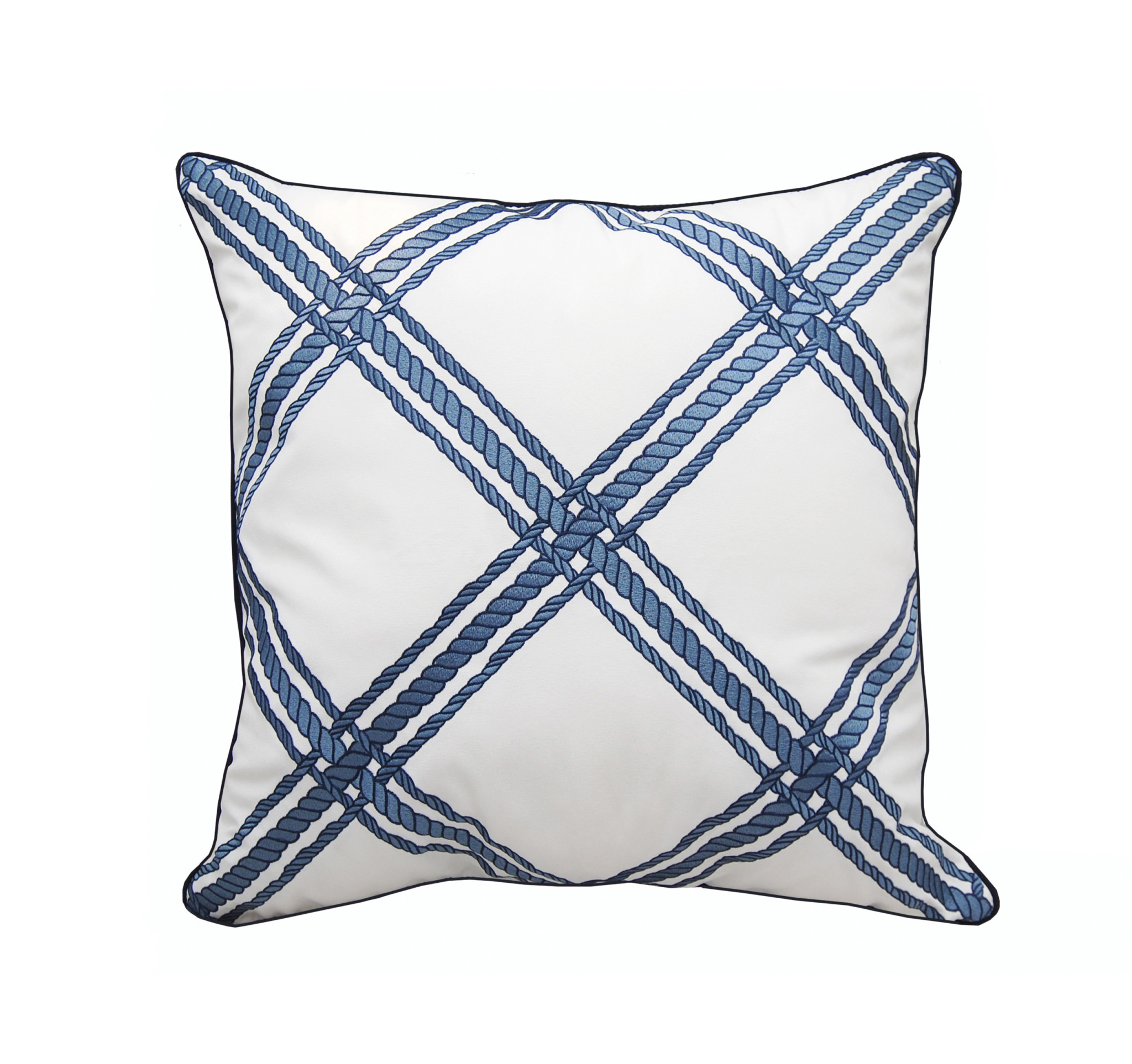 nautical rope pillow