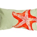 Starfish Seafoam Pillow