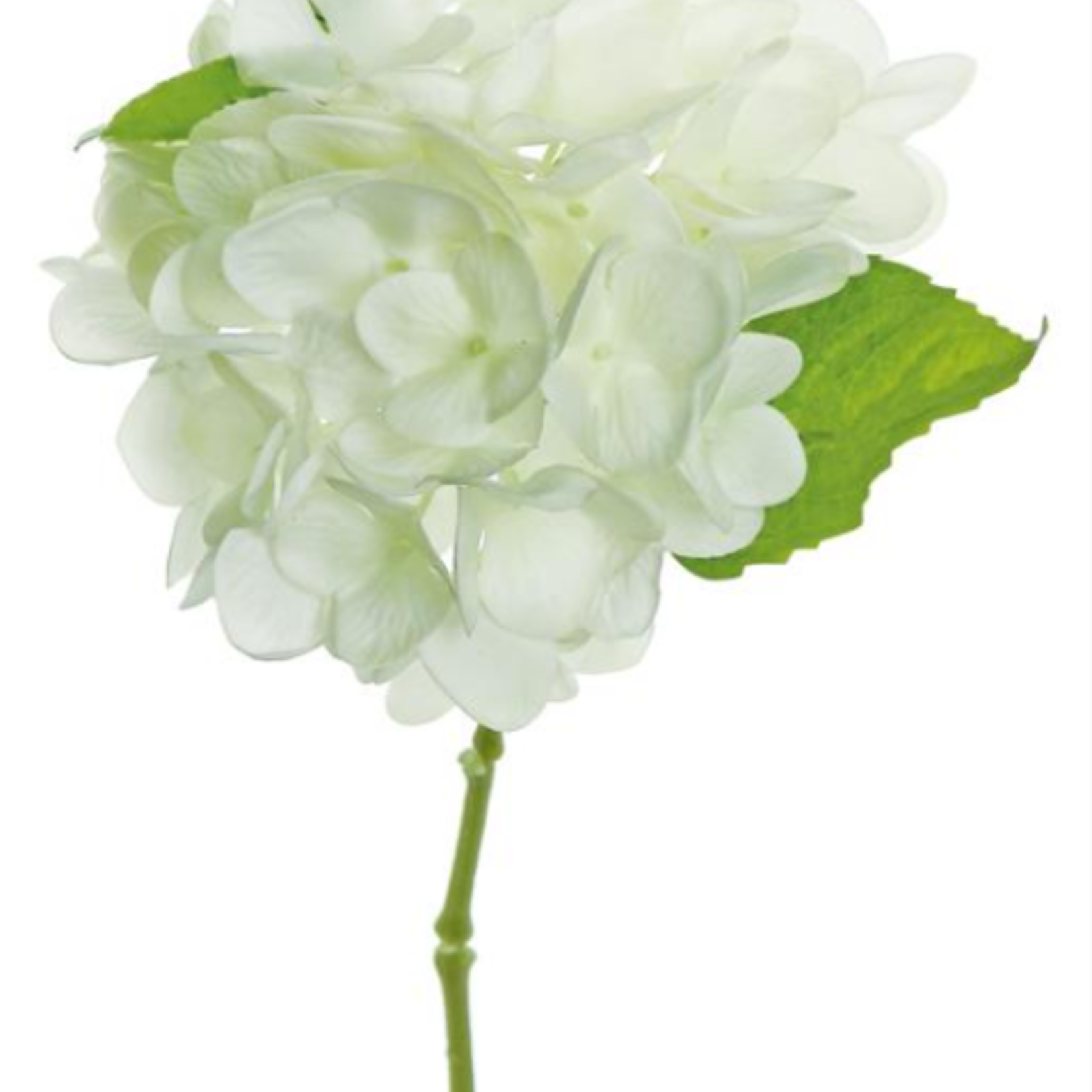 Hydrangea Pick, White 12"