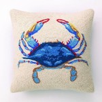 Blue Crab Pillow 16x16
