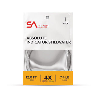 Scientific Anglers Absolute Indicators/Stillwater Leader - 12ft  3X