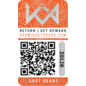 Karmik Outdoors Karmik Lost & Found Decal  - Single Pack HiVis