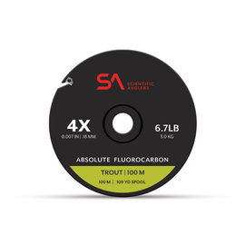 Scientific Anglers SA Absolute Fluorocarbon Trout Tippet  100m Spool