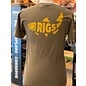 RIGS RIGS Logo'd Retro Fish Sueded S/S Tee -