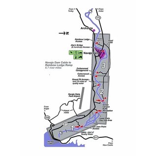 Troutmap San Juan River Troutmap - Navajo Dam to Rainbow Lodge