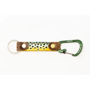 Whiskey Leather Works Whiskey Leather Works Fish Print Whis-Key-Hook -