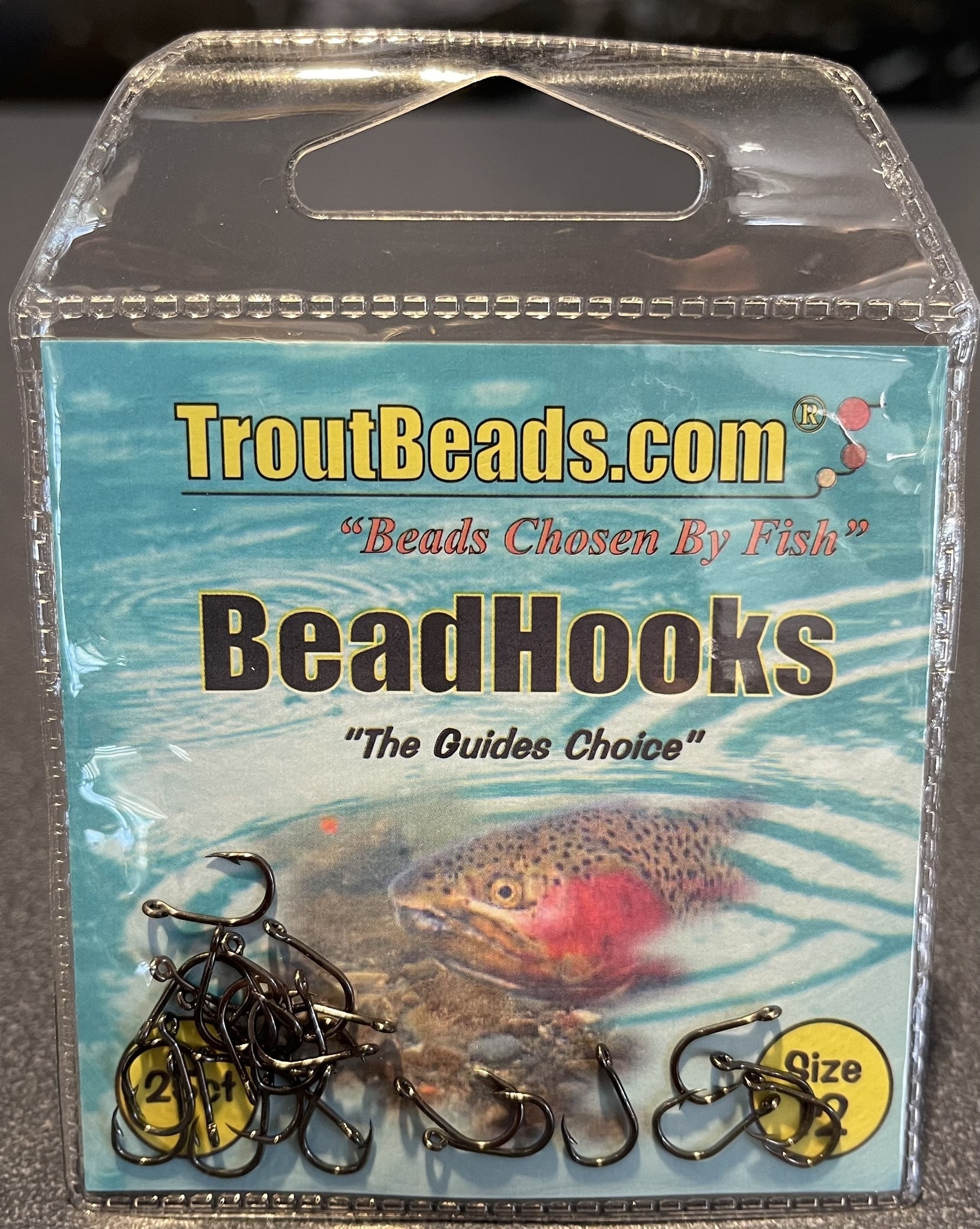 Troutbeads size 12 - 25 pack beadhooks