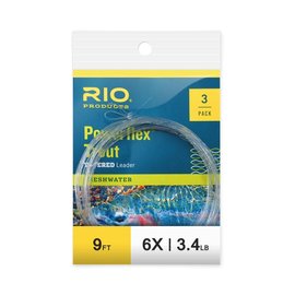 Rio Products Rio Powerflex Leaders - 9FT - 3 Pack