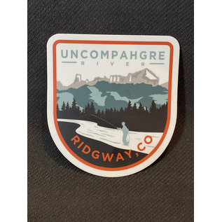 Dead Drift Uncompahgre River Sticker