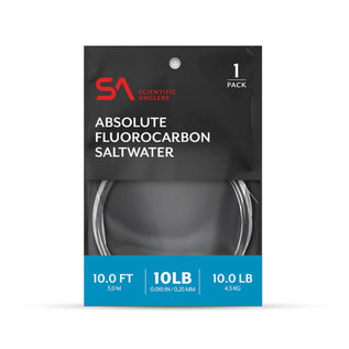 Scientific Anglers SA Absolute Saltwater Fluorocarbon Leader 9ft -