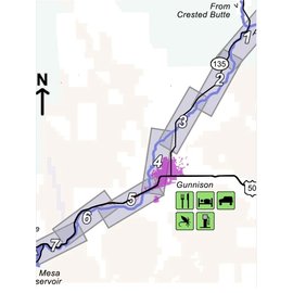 Troutmap Gunnison - Almont to Blue Mesa Reservoir