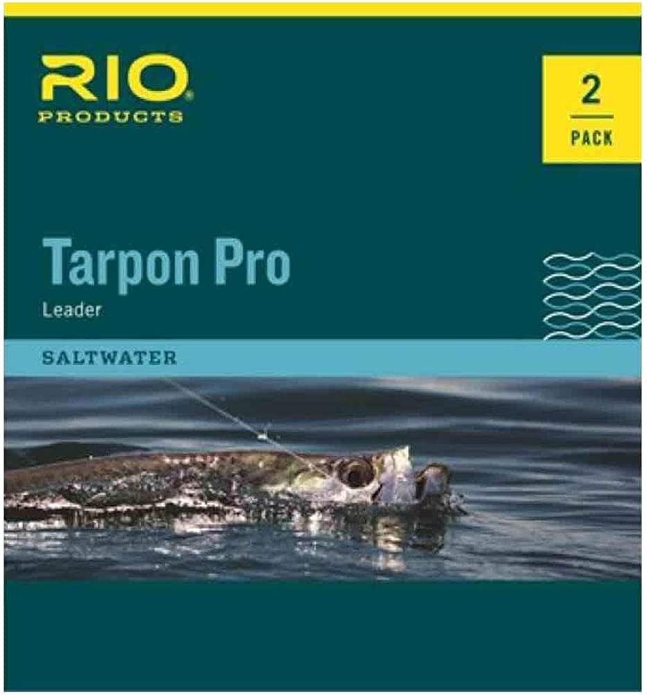 Rio Pro Tarpon Leader 30lb class 60lb Fluorocarbon Shock - 2 Pack
